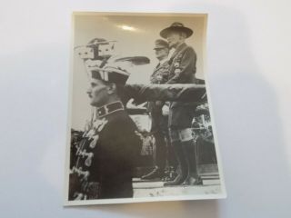 Lord Baden - Powell (b.  P. ) Photo 1933 Hungary GÖdÖllŐ Jamboree With Horth