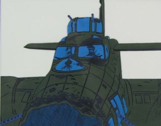 Hand Painted Production Animation Cel B - 17 Bomber Heavy Metal Film 777