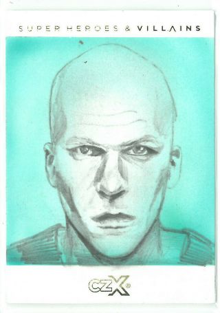 2019 Czx Dc Heroes Villains Sketch Lex Luthor By Gorkem Demir 1/1