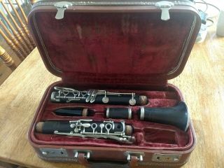 Vintage Buffet Crampon Wood Clarinet - Evette & Schaeffer - Paris - With Case