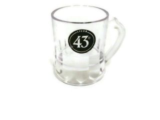 Set Of 6 Licor 43 Beer Mug Shot Glasses Embossed Bottom
