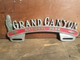 Vintage Grand Canyon National Park License Plate Topper Sign