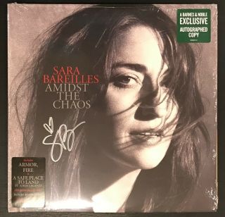 Sara Bareilles Amidst The Chaos B&n Autographed Signed Edition