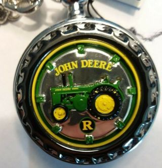 John Deere Franklin Pocket Watch - Model R Tractor Le,  W/case