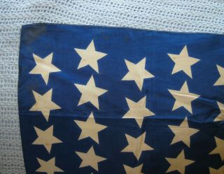 Antique 45 Star American Silk Flag 47 