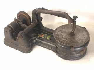 Very Rare Antique Civil War Era Florence Sewing Machine Florence,  Ma - See Video