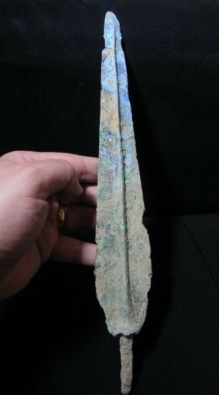 Zurqieh - Over 3000 Years Old Bronze Sword Blade - 1200 B.  C,  13 "