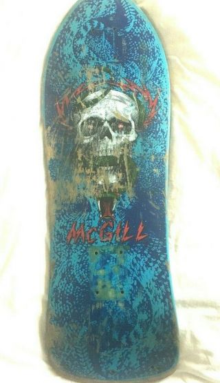 Powell Peralta Og Mike Mcgill Vintage 80’s Skateboard Deck.  Not Reissue