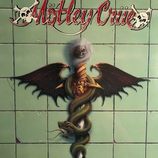 Vtg 1989 Motley Crue Album Dr Feelgood 1st Press Record Lp Nos
