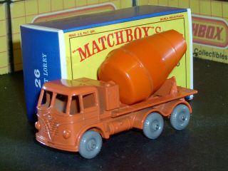 Matchbox Lesney Foden Cement Lorry 26 B2 36gpw Trim Sc13 Vnm & Crafted Box