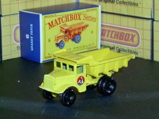 Matchbox Lesney Euclid Quarry Truck 6 B2 Bpw D - R Bif Rivet Sc3 Ex/nm Crafted Box