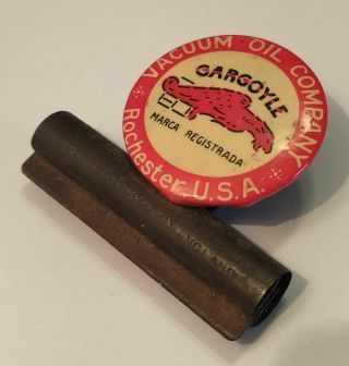 Old Gargoyle Vacum Oil Company Celluloid Paper Clip