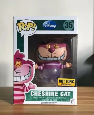 Funko Pop Disney’s Alice In Wonderland Cheshire Cat Faded Hot Topic Exclusive