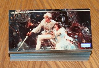 1994 Topps Star Wars A Hope Widevision Complete Base Card Set Of 120