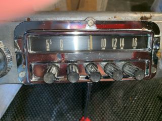 1954 Ford Tube Radio Part 64c522049 With Vintage Am