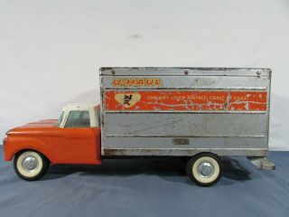 Vintage Nylint U - Haul Box Truck W/ Front Spring Suspension