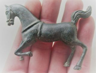 Finest Circa 100bc - 100ad Ancient Celtic Bronze Horse Figurine