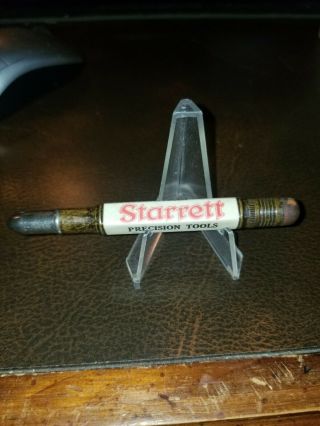 Vintage Bullet Pencil Starrett Steel Tapes Hack Saws Precision Tools Square