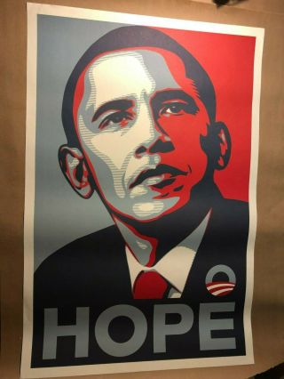 Obama 2008 Obey Hope Poster By Shepard Fairey Campaign Edition 24x36 Print