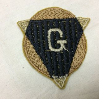 Vintage Military Us Army 19th Infantry Division G Triangle Variant Patch 19