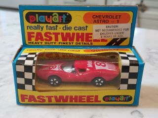 Vintage 1970s Playart Fastwheel Chevrolet Astro Mobile Oil Hong Kong