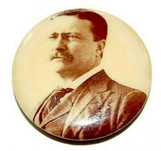 1904 TEDDY ROOSEVELT theodore campaign pin pinback button presidential political 3