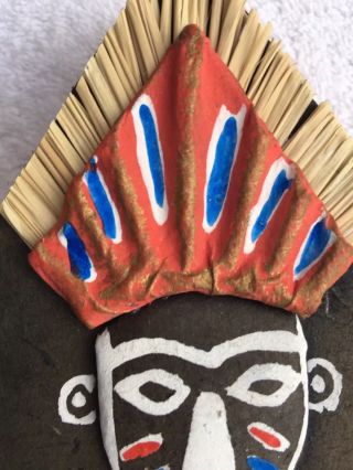 Alaska British Columbia Tlingit People Spirit Mask Box By Shamans,  BC 6 x 4 1/2 2