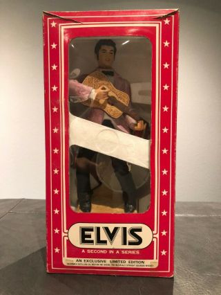 Elvis Presley Second In A Series Mccormick Decanter/music Box