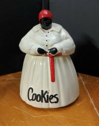 Vintage 1940s Mccoy Mammy Aunt Jemima Cookie Jar Black Americana