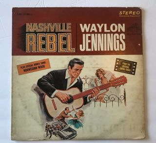Country Lp Waylon Jennings Nashville Rebel Soundtrack Rca Lsp - 3736