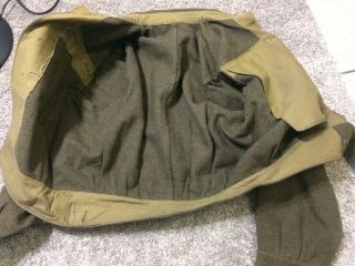 WW2 canadian made p37 battle dress jacket with 7th amor patch,  greys,  ribboms 3