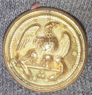 Civil War Federal Navy Coat Button Backmarked Josh Starkey London
