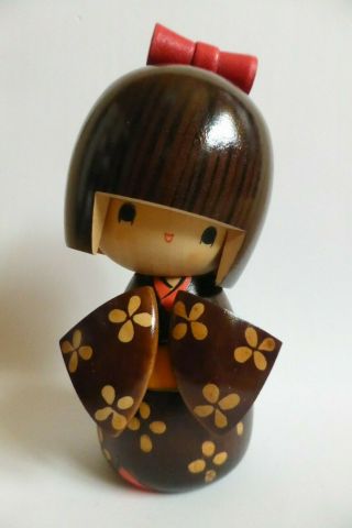 Sosaku Kokeshi Doll Tomio " Kosode " Japan
