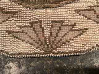 Old Antique Beaded Native American northern plains Indian,  purse,  bag 3