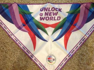2019 24th World Scout Jamboree Unlock A World Neckerchief