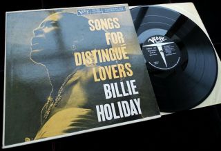 Billie Holiday - Songs For Distingue Lovers Us Verve Mgv - 8257 Mono Lp