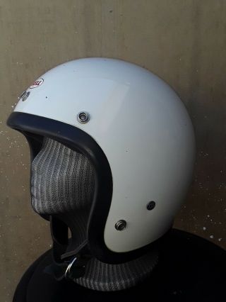 Vtg 1978 Bell Rt Magnum Toptex Motorcycle Car Racing Helmet