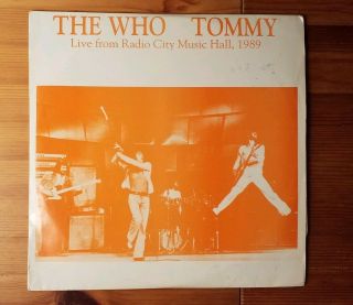 The Who - Tommy Live Radio City Music Hall Vinyl 3lp Very Rare 1989 Starlight