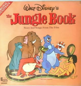 Walt Disney’s “the Jungle Book” Vintage 12” Vinyl Record 1967