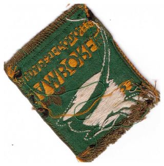 IV World Boy Scouts Jamboree PARTICIPANT BADGE,  B.  P Metal Card from 1933 2