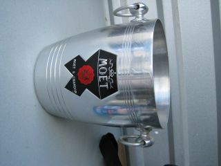 Moet & Chandon Argit Made In France Aluminum Ice Bucket Champagne Bottle Cooler