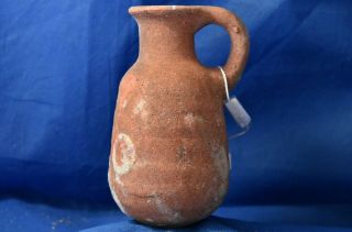 Holy Land Judaea Iron Age Circa 8 Cen.  BC.  Terracotta Clay Juglet,  Temple Times. 2