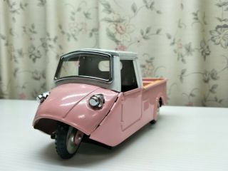 MAZDA K360 1960 ' s 1/15 Pink Tin Car Taiwan 1990 ' s Rare Cute 2