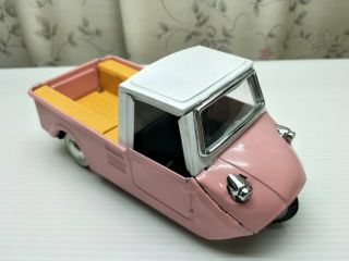 MAZDA K360 1960 ' s 1/15 Pink Tin Car Taiwan 1990 ' s Rare Cute 3