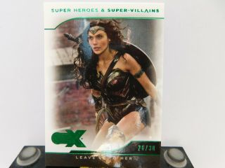 2019 Cryptozoic Czx Heroes Villains 30 Wonder Woman Green Sp 26/30