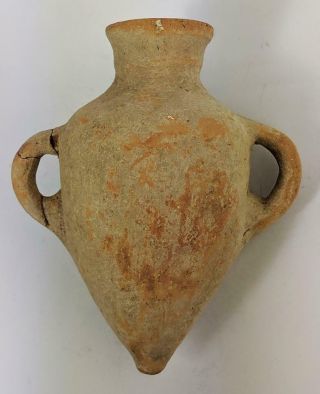Ancient Roman Egyptian Ceramic Amphora Vessel​