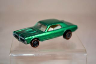Vintage 1968 Hot Wheels Redline " Custom Cougar " Green 1:64 Nr