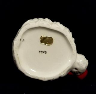 Vintage Hand Painted Lefton Ceramic Santa Claus Christmas Mug - Japan 2
