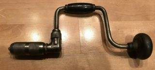 Vintage Millers Falls Hand Crank Ratchet Brace Drill Woodworking Carpentry Tool