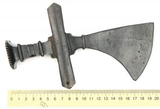 Ancient Rare Viking European Medieval Iron Battle Axe Hammer Beak 14 - 16 AD 3